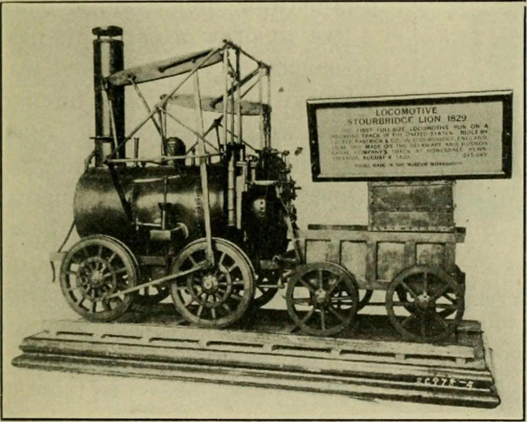 An illustration from The Locomotive, 1867, leaf 22