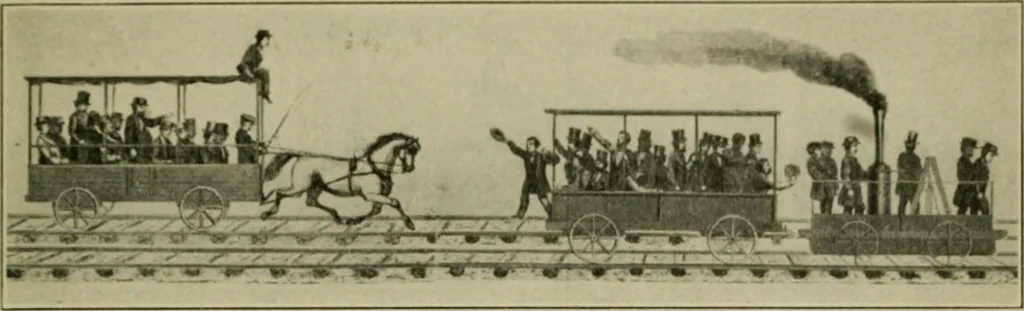 An illustration from The Locomotive, 1867, leaf 24
