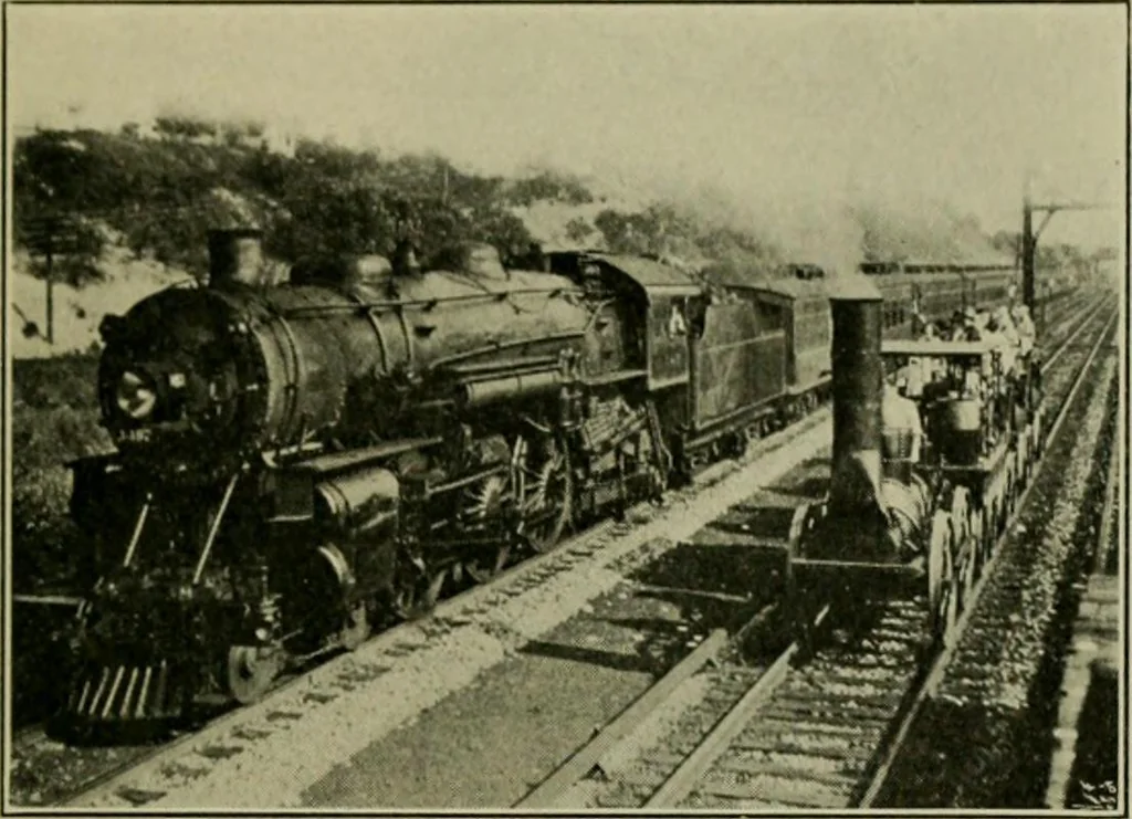 An illustration from The Locomotive, 1867, leaf 30