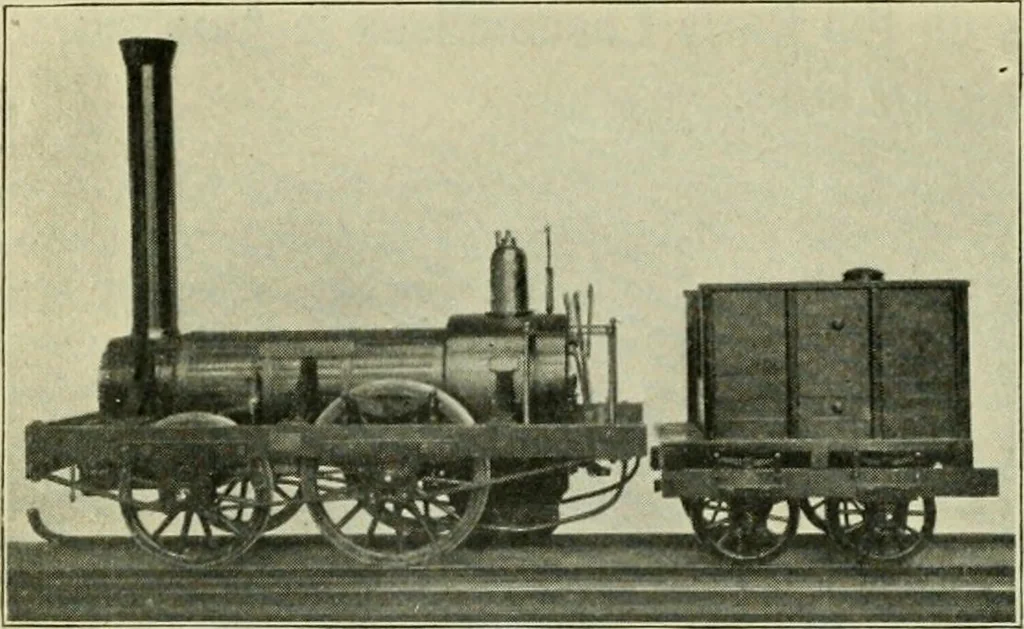 An illustration from The Locomotive, 1867, leaf 35