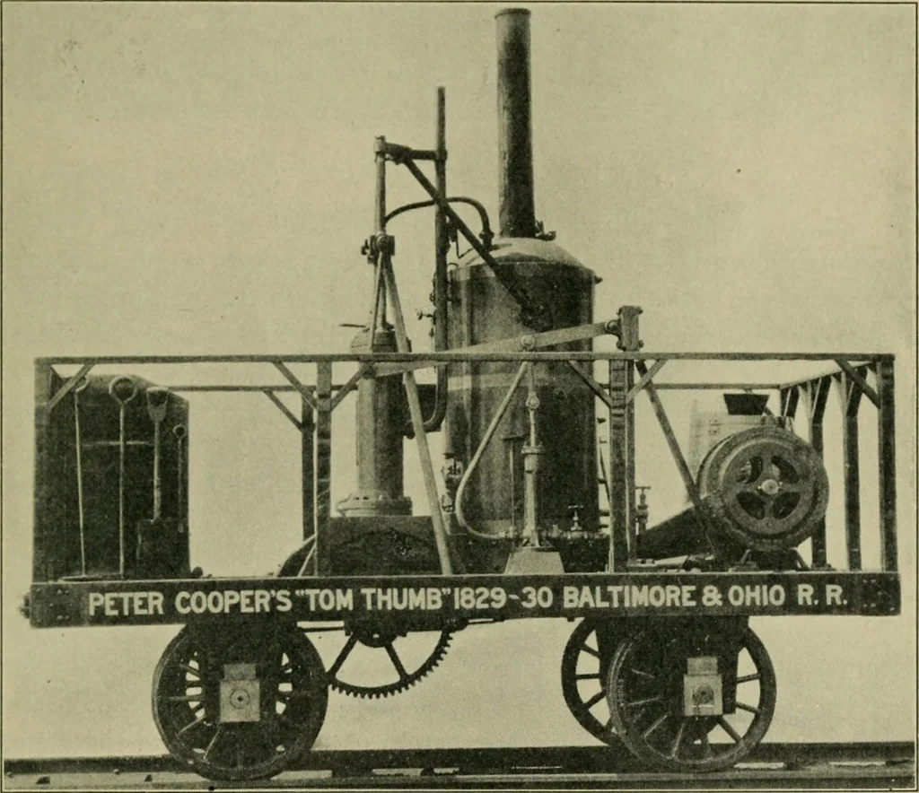 An illustration from The Locomotive, 1867, leaf 284