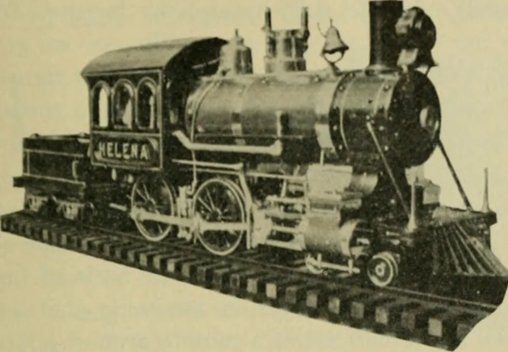 An illustration from The Locomotive, 1867, leaf 196