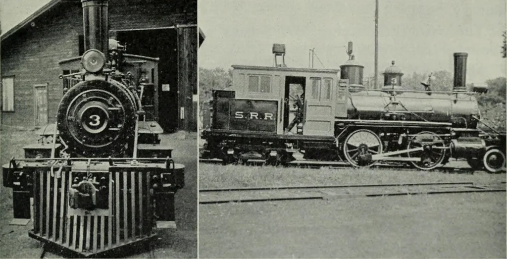 An illustration from The Locomotive, 1867, leaf 160