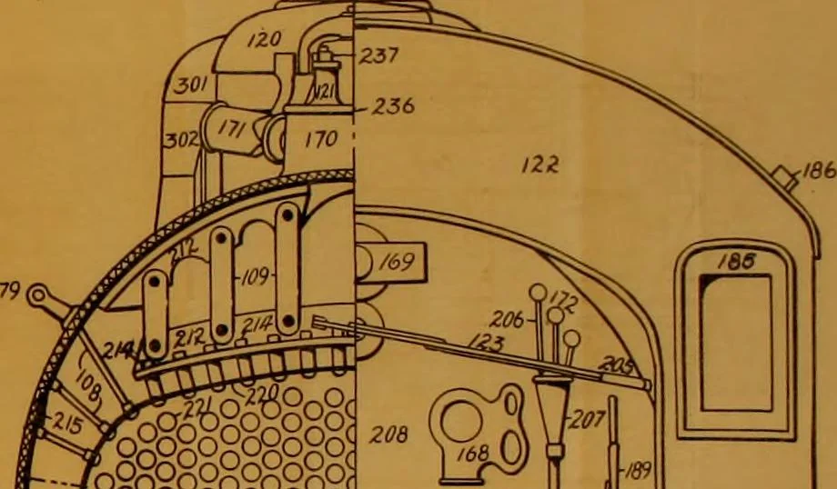 An illustration from Locomotive breakdown questions answered and illustrated, 1907, leaf 10