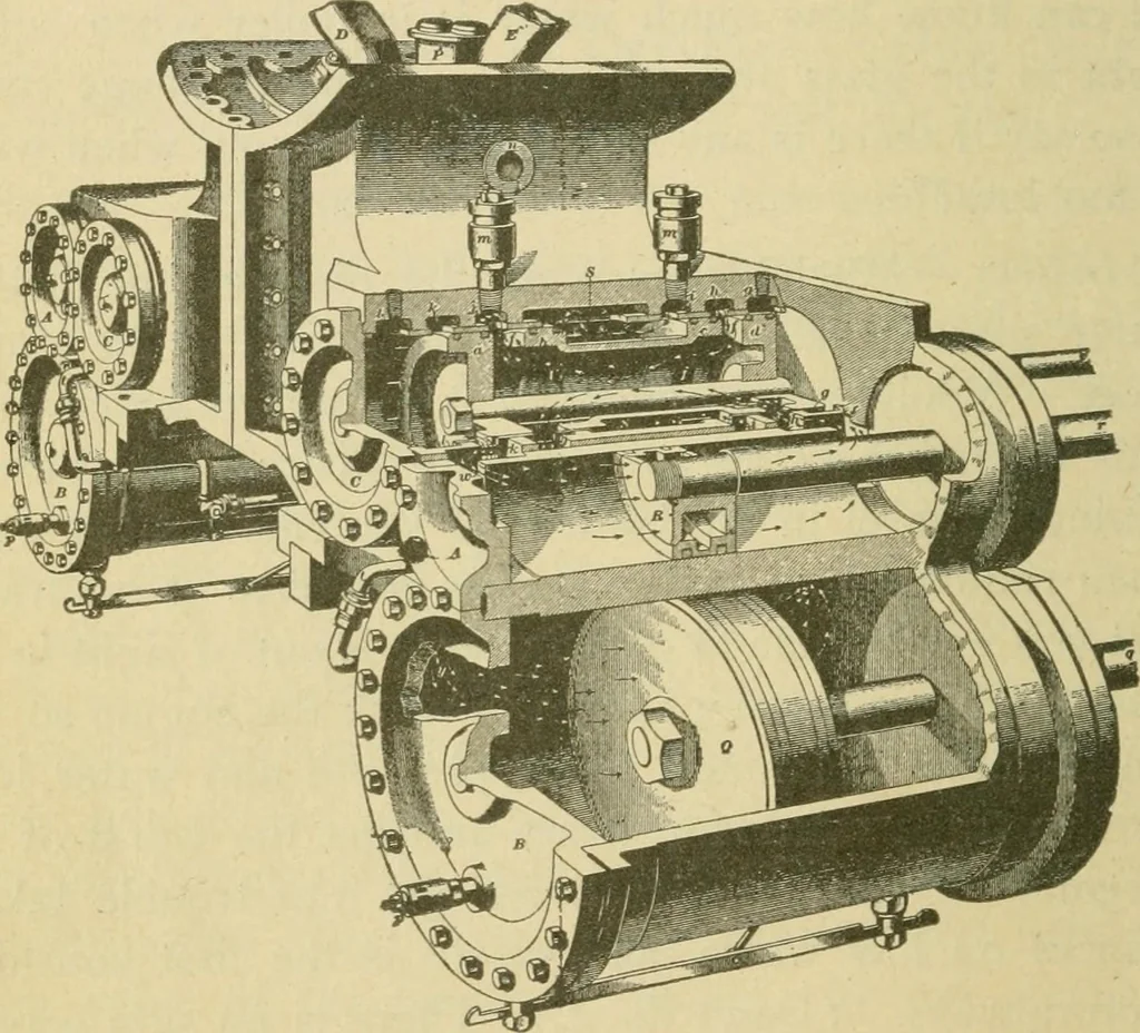 An illustration from Locomotive breakdown questions answered and illustrated, 1907, leaf 77