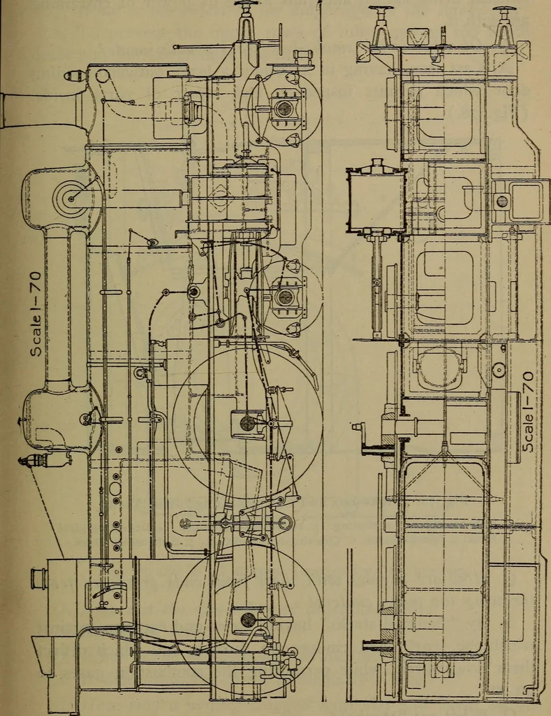 An illustration from Locomotive catechism; an up-to-date, practical and complete work on the locomotive--treating on the design, construction, repair and running of all kinds of locomotives .., 1908, leaf 102