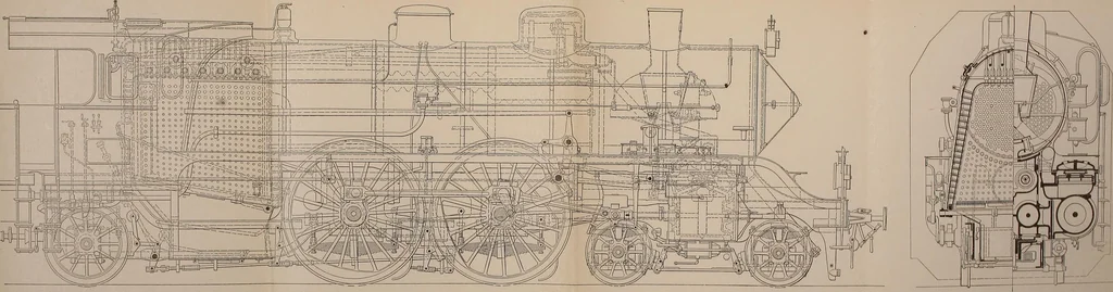 An illustration from Locomotive catechism; an up-to-date, practical and complete work on the locomotive--treating on the design, construction, repair and running of all kinds of locomotives .., 1908, leaf 118