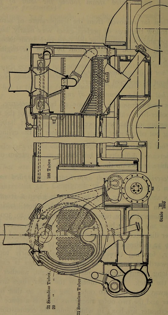 An illustration from Locomotive catechism; an up-to-date, practical and complete work on the locomotive--treating on the design, construction, repair and running of all kinds of locomotives .., 1908, leaf 193