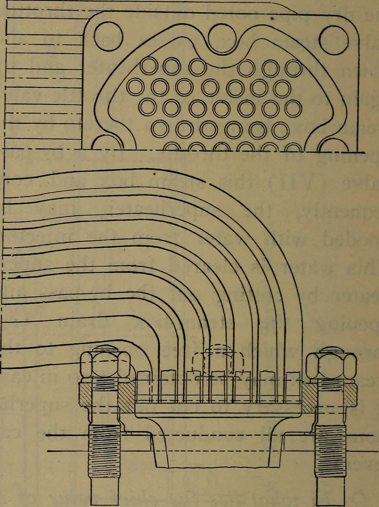 An illustration from Locomotive catechism; an up-to-date, practical and complete work on the locomotive--treating on the design, construction, repair and running of all kinds of locomotives .., 1908, leaf 197