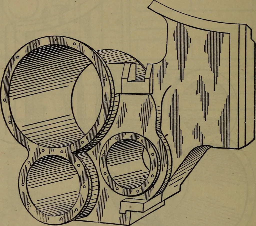An illustration from Locomotive catechism; an up-to-date, practical and complete work on the locomotive--treating on the design, construction, repair and running of all kinds of locomotives .., 1908, leaf 209