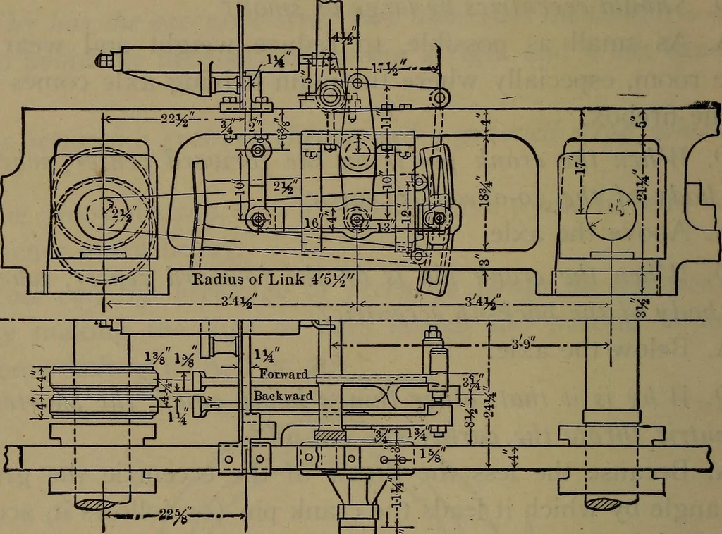 An illustration from Locomotive catechism; an up-to-date, practical and complete work on the locomotive--treating on the design, construction, repair and running of all kinds of locomotives .., 1908, leaf 327
