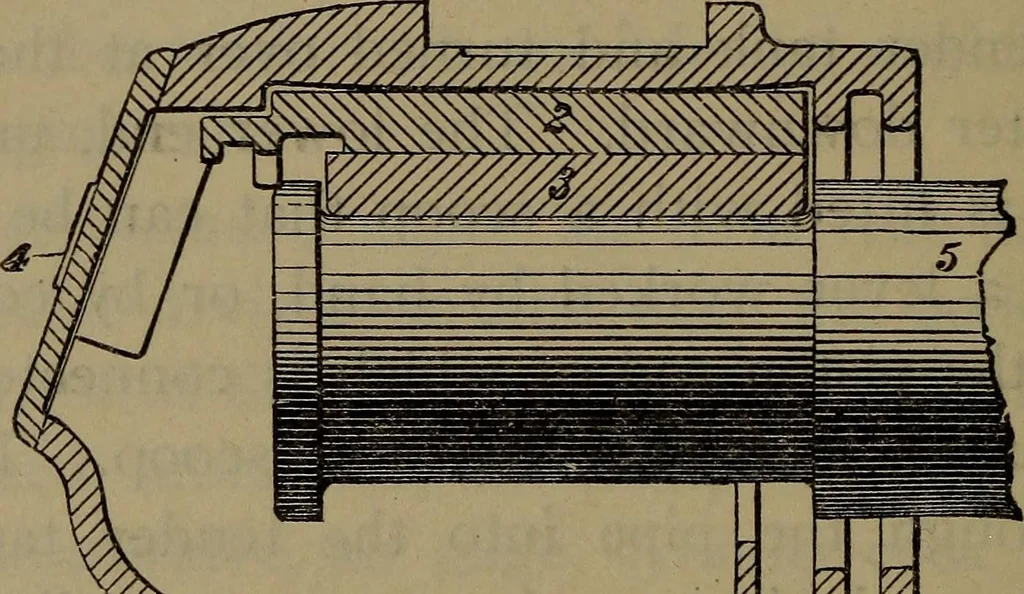 An illustration from Locomotive catechism; an up-to-date, practical and complete work on the locomotive--treating on the design, construction, repair and running of all kinds of locomotives .., 1908, leaf 595
