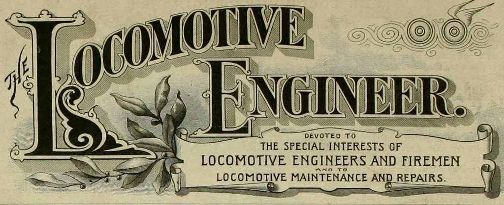 An illustration from The locomotive engineer, 1888, leaf 10