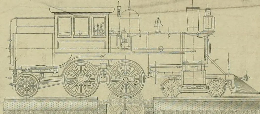 An illustration from The locomotive engineer, 1888, leaf 10
