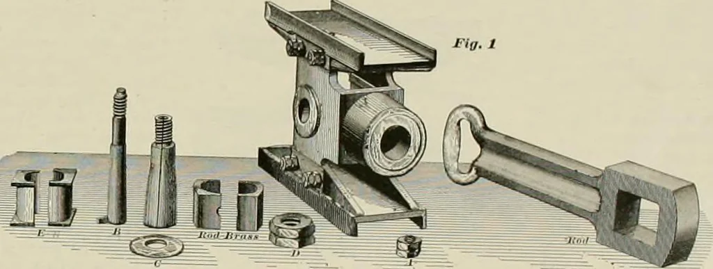 An illustration from The locomotive engineer, 1888, leaf 124