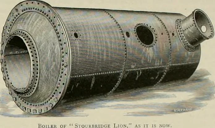 An illustration from The locomotive engineer, 1888, leaf 138