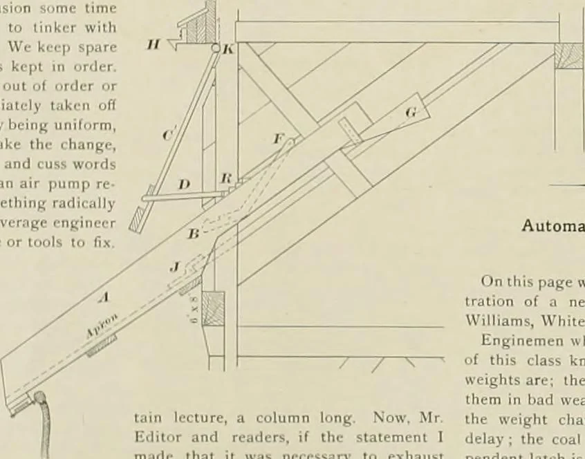 An illustration from The locomotive engineer, 1888, leaf 175