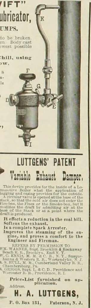 An illustration from The locomotive engineer, 1888, leaf 181