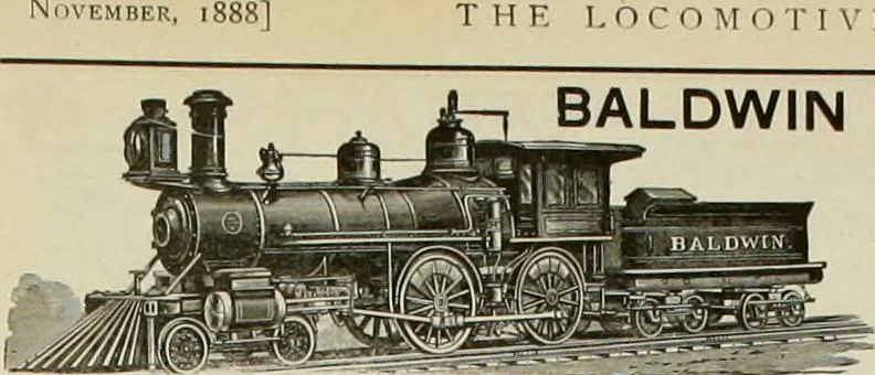 An illustration from The locomotive engineer, 1888, leaf 182