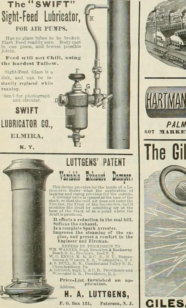 An illustration from The locomotive engineer, 1888, leaf 197