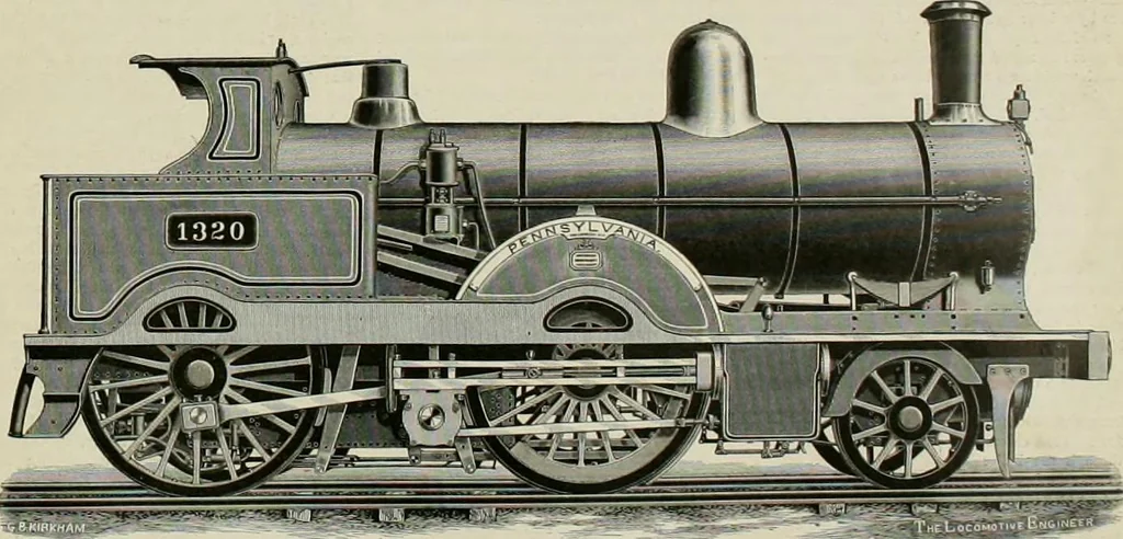 An illustration from The locomotive engineer, 1888, leaf 248