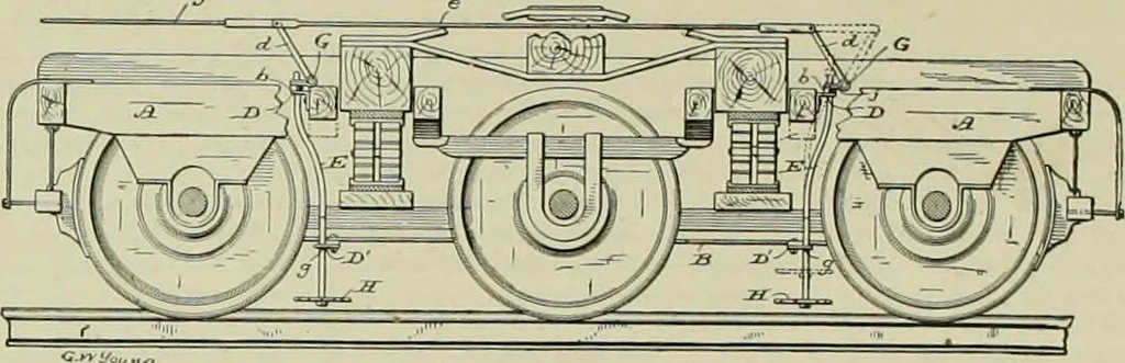 An illustration from The locomotive engineer, 1888, leaf 26