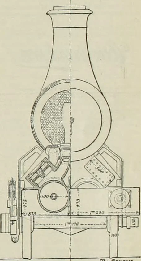 An illustration from The locomotive engineer, 1888, leaf 284