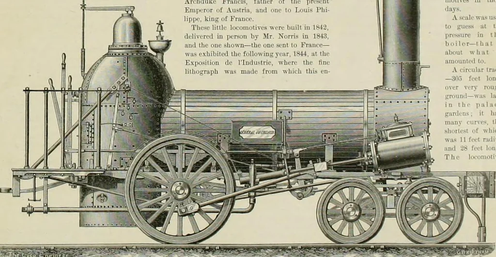 An illustration from The locomotive engineer, 1888, leaf 296