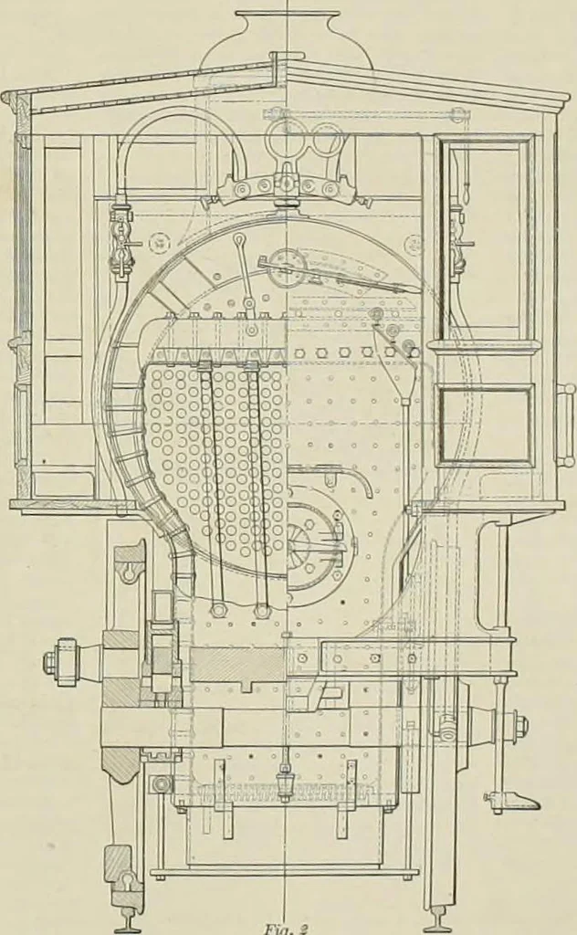 An illustration from The locomotive engineer, 1888, leaf 346