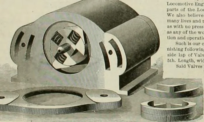An illustration from The locomotive engineer, 1888, leaf 373