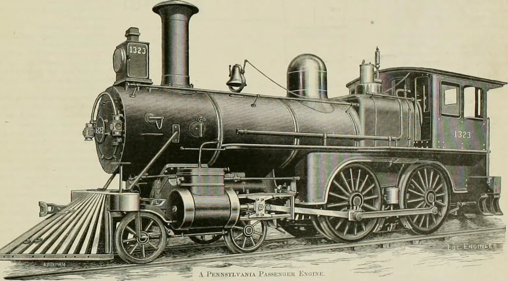 An illustration from The locomotive engineer, 1888, leaf 378