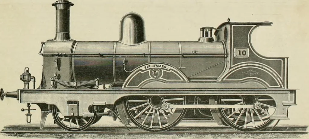 An illustration from The locomotive engineer, 1888, leaf 460