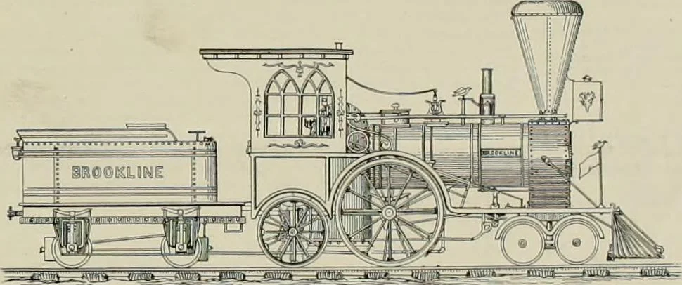 An illustration from The locomotive engineer, 1888, leaf 468