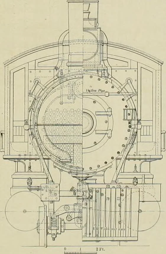 An illustration from The locomotive engineer, 1888, leaf 480