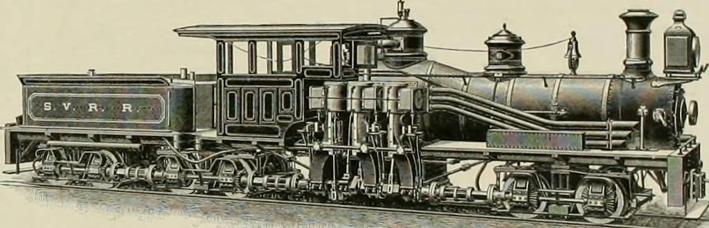 An illustration from The locomotive engineer, 1888, leaf 484