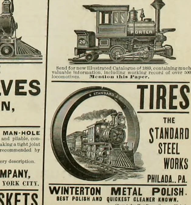 An illustration from The locomotive engineer, 1888, leaf 498