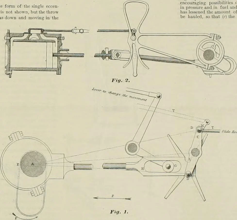 An illustration from The locomotive engineer, 1888, leaf 524