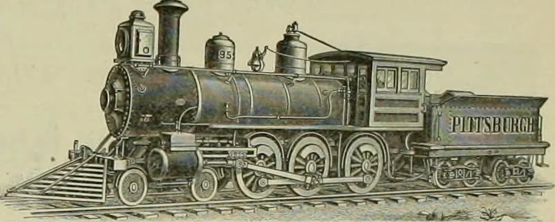 An illustration from The locomotive engineer, 1888, leaf 54