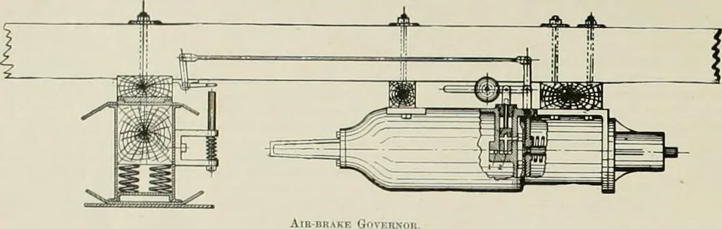 An illustration from The locomotive engineer, 1888, leaf 545