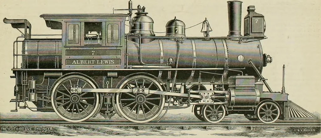 An illustration from The locomotive engineer, 1888, leaf 560
