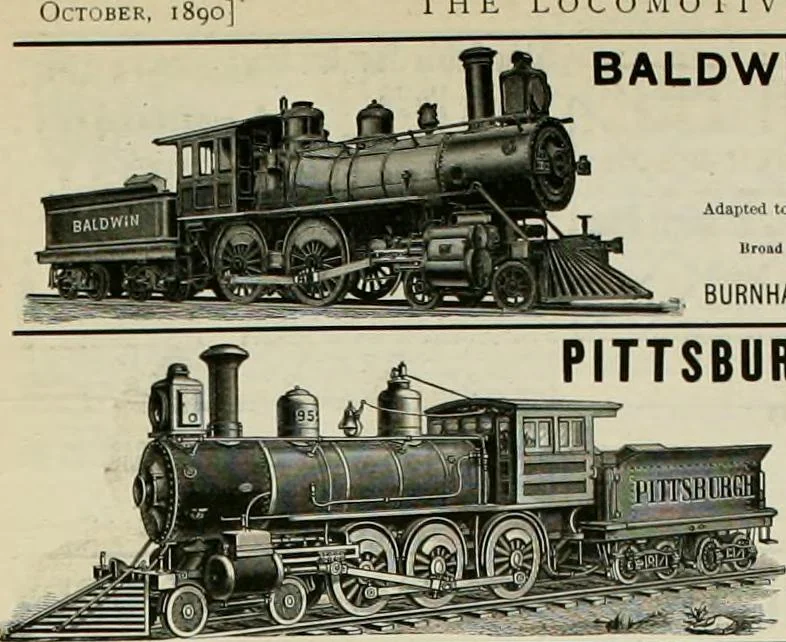 An illustration from The locomotive engineer, 1888, leaf 598