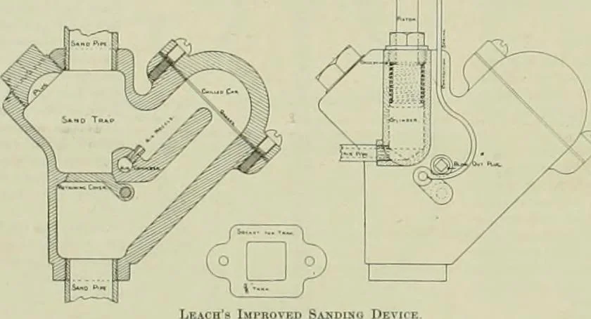 An illustration from The locomotive engineer, 1888, leaf 605