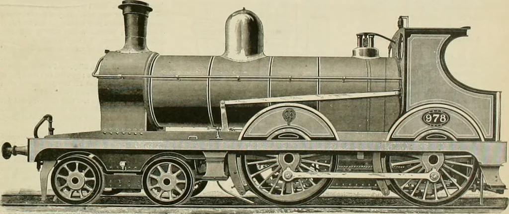 An illustration from The locomotive engineer, 1888, leaf 620