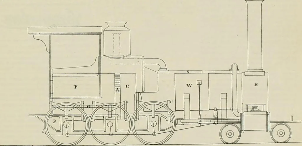 An illustration from The locomotive engineer, 1888, leaf 624