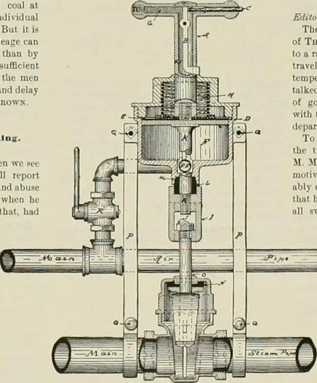 An illustration from The locomotive engineer, 1888, leaf 626