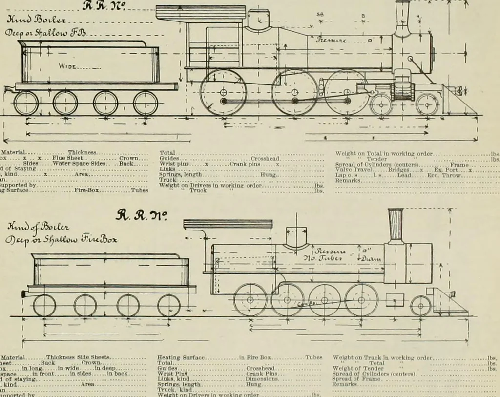 An illustration from The locomotive engineer, 1888, leaf 632