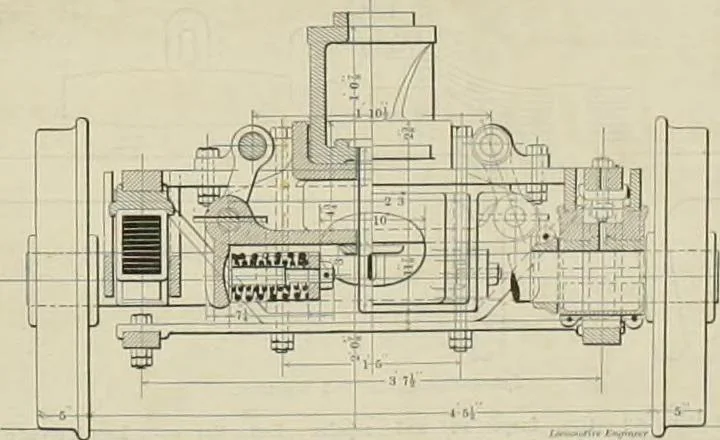 An illustration from The locomotive engineer, 1888, leaf 644