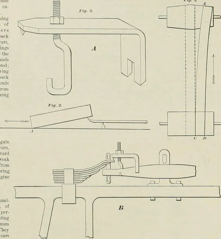 An illustration from The locomotive engineer, 1888, leaf 645
