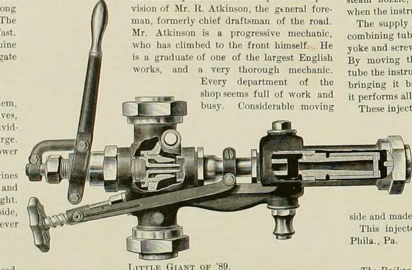 An illustration from The locomotive engineer, 1888, leaf 655