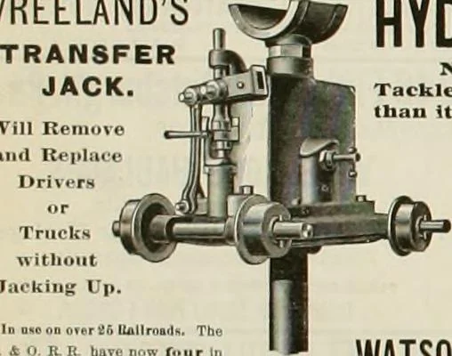 An illustration from The locomotive engineer, 1888, leaf 663